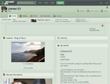 Tablet Screenshot of lioness123.deviantart.com