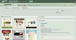 Desktop Screenshot of champchoel.deviantart.com