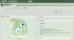 Desktop Screenshot of chollapony.deviantart.com
