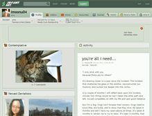 Tablet Screenshot of imoonu04.deviantart.com