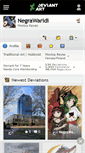 Mobile Screenshot of negrawaridi.deviantart.com