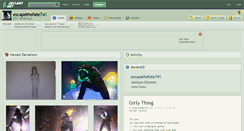 Desktop Screenshot of escapethefate741.deviantart.com