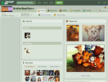 Tablet Screenshot of brotherbearfans.deviantart.com