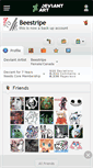 Mobile Screenshot of beestripe.deviantart.com