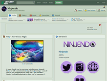 Tablet Screenshot of ninjendo.deviantart.com