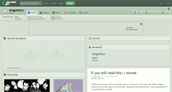 Desktop Screenshot of dragonkrys.deviantart.com