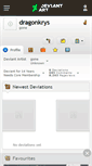 Mobile Screenshot of dragonkrys.deviantart.com