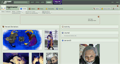 Desktop Screenshot of migelmaster.deviantart.com