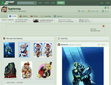 Tablet Screenshot of liaartemisa.deviantart.com