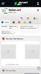Mobile Screenshot of italian-art.deviantart.com