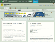 Tablet Screenshot of animegal95.deviantart.com