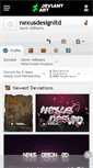 Mobile Screenshot of nexusdesignltd.deviantart.com