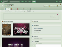 Tablet Screenshot of nexusdesignltd.deviantart.com