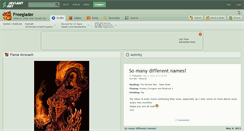Desktop Screenshot of freeglader.deviantart.com