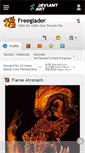 Mobile Screenshot of freeglader.deviantart.com