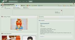 Desktop Screenshot of demoneyeskyo87.deviantart.com