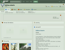 Tablet Screenshot of kalima-astarte.deviantart.com
