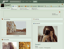 Tablet Screenshot of floraart.deviantart.com