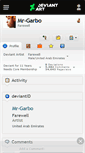 Mobile Screenshot of mr-garbo.deviantart.com