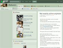 Tablet Screenshot of j-rocklove.deviantart.com
