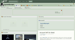 Desktop Screenshot of hauntedbyangels.deviantart.com