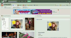Desktop Screenshot of ambermist84.deviantart.com