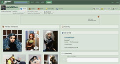 Desktop Screenshot of corsetkitten.deviantart.com