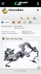 Mobile Screenshot of kitsunebara.deviantart.com