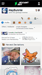 Mobile Screenshot of maybunnie.deviantart.com