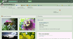Desktop Screenshot of emopandakitty713.deviantart.com