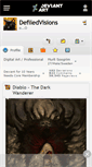 Mobile Screenshot of defiledvisions.deviantart.com