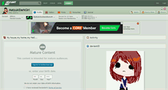 Desktop Screenshot of matzukidarkgirl.deviantart.com