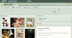 Desktop Screenshot of mensch-o-matic.deviantart.com