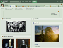 Tablet Screenshot of curos.deviantart.com