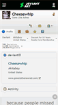 Mobile Screenshot of cheesewhip.deviantart.com
