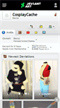Mobile Screenshot of cosplaycache.deviantart.com