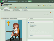 Tablet Screenshot of nikoagonistes.deviantart.com