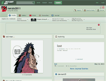 Tablet Screenshot of naruto2811.deviantart.com