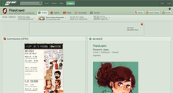 Desktop Screenshot of flopylopez.deviantart.com