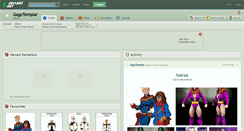 Desktop Screenshot of gagetemplar.deviantart.com