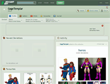 Tablet Screenshot of gagetemplar.deviantart.com