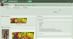 Desktop Screenshot of diceeno.deviantart.com