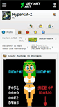 Mobile Screenshot of hypercat-z.deviantart.com
