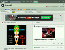 Tablet Screenshot of hypercat-z.deviantart.com