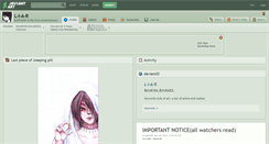 Desktop Screenshot of l-i-a-r.deviantart.com