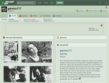 Tablet Screenshot of gab4eto777.deviantart.com