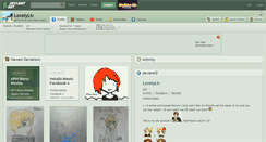 Desktop Screenshot of lovelyliv.deviantart.com