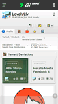Mobile Screenshot of lovelyliv.deviantart.com
