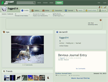 Tablet Screenshot of fogged14.deviantart.com