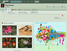 Tablet Screenshot of firey-sunset.deviantart.com